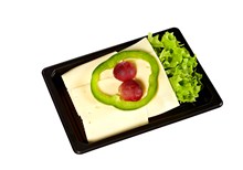 White bread with cheese