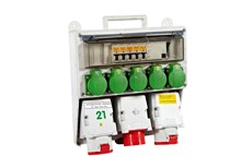 Breaker panel, 400V, 10 kW, 16 amp, CEE