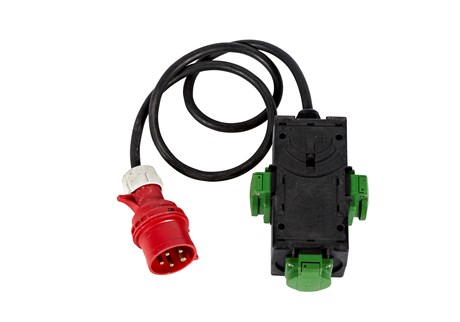 Adapter, 16 amp, CEE