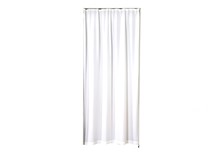 Curtain for doorway, white