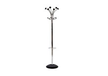 Coat tree, chromium